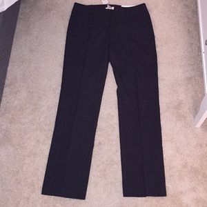 NWT LOFT Black Straight Leg Dress Pants